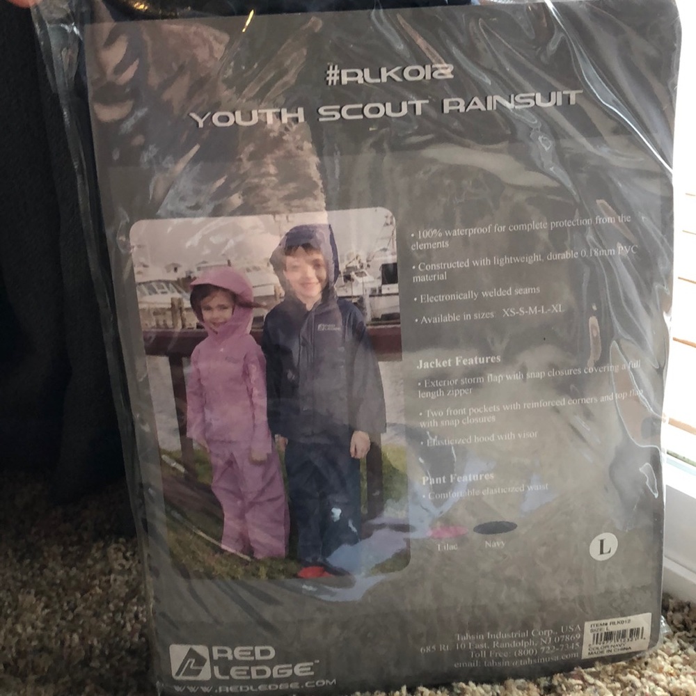 Youth rain suit